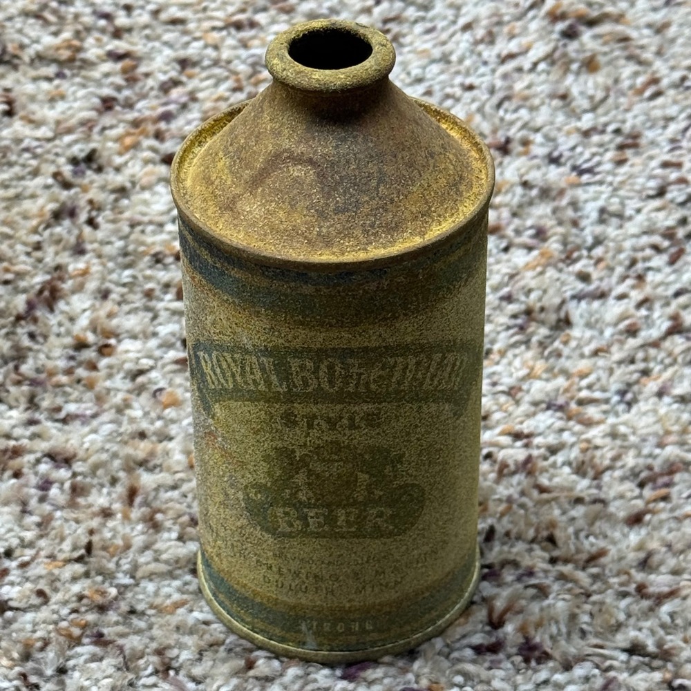 Vintage Royal Bohemian Style Beer Cone Top Can Duluth Brewing & Malting Co MN